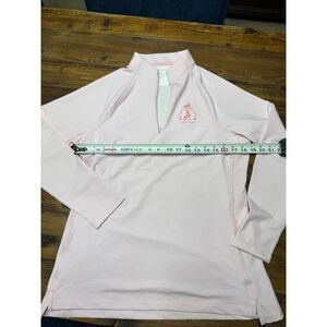 Peter Millar Women’s Pink 1/4 Zip Golf Pullover UPF 50+ – Royal Turks & Caicos G